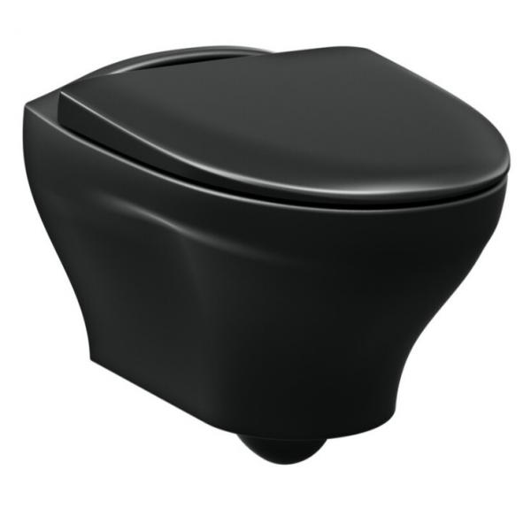 Gustavsberg 8330 Estetic Rimless v&aelig;gh&aelig;ngt toilet inkl. s&aelig;de m/SoftClose og QuickRelease - C+