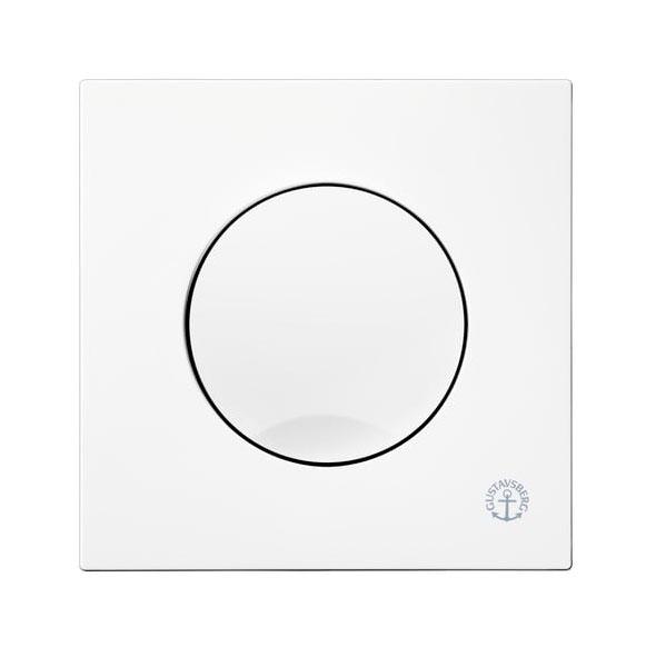 Gustavsberg Triomont XS frontplade til enkeltskyl - Hvid