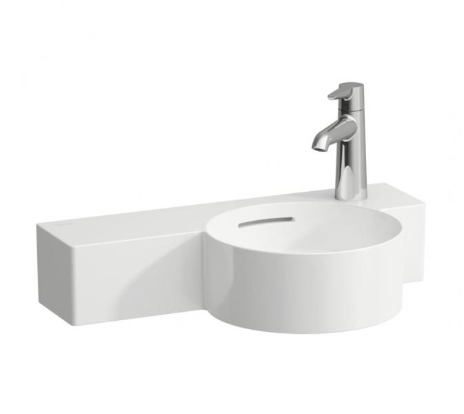 Laufen val 55 h&aring;ndvask t/v&aelig;g - 1 hanehul til h&oslash;jre