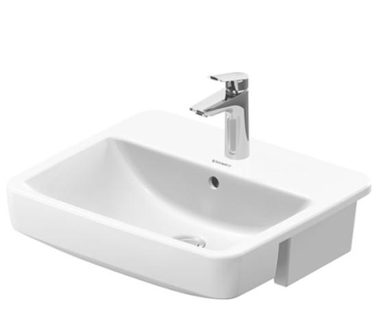 Duravit No.1 55 håndvask t/delvis nedfældning - 1 hanehul Duravit No.1 55 håndvask t/delvis nedfældning - 1 hanehul