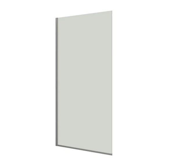 Dansani Match D 117-119 cm fast brusev&aelig;g - Klar glas/matkrom