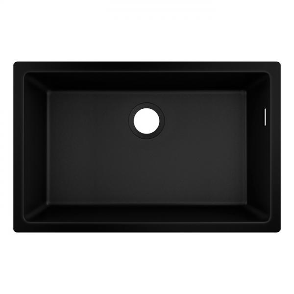 hansgrohe S510-U660 køkkenvask i komposit - Graphite black hansgrohe S510-U660 køkkenvask i komposit - Graphite black