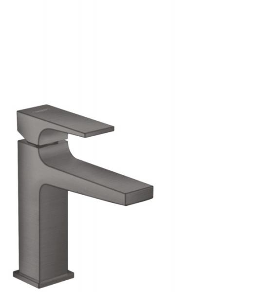 Hansgrohe Metropol 110 armatur m/push-open bundventil - Børstet sort krom Hansgrohe Metropol 110 armatur m/push-open bundventil - Børstet sort krom