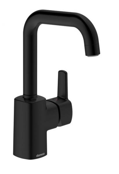 Damixa Pine h&aring;ndvaskarmatur m/Svingtud - Mat sort