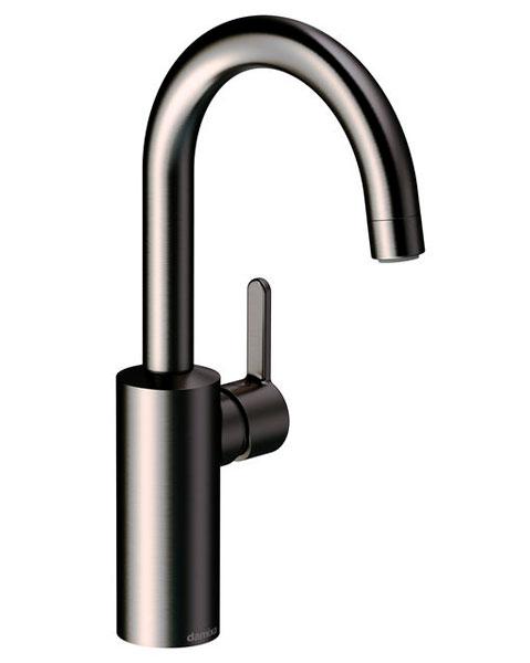 Damixa Silhouet håndvaskarmatur m/C-tud - Børstet grafitgrå Damixa Silhouet håndvaskarmatur m/C-tud - Børstet grafitgrå