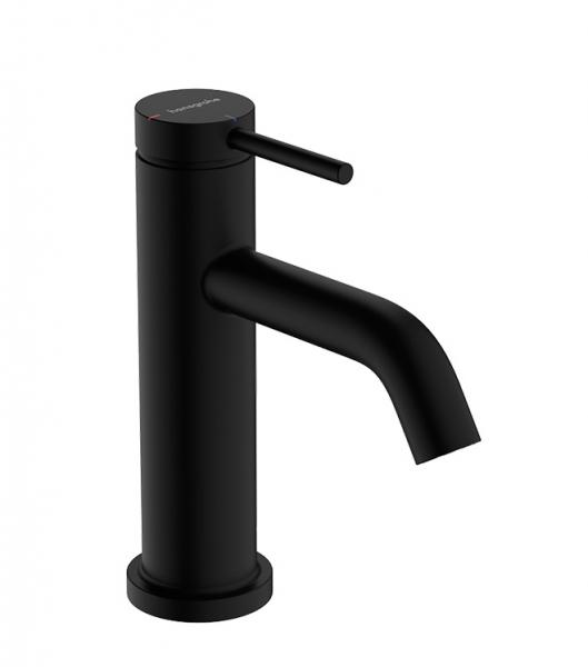 hansgrohe Tecturis S 80 h&aring;ndvaskarmatur m/CoolStart og l&oslash;ft-op bundventil - Mat sort