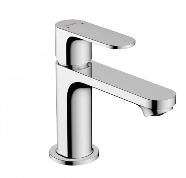 Hansgrohe Rebris S 80 h&aring;ndvaskarmatur m/bundventil - Krom