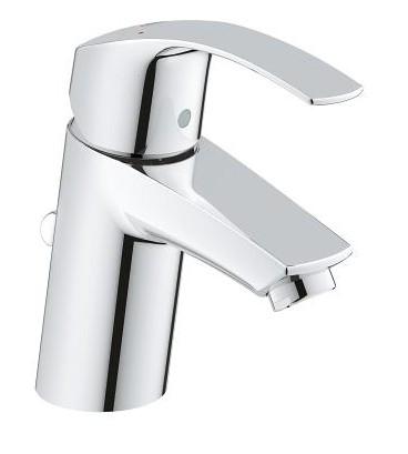 Grohe Eurosmart New håndvaskarmatur m/bundventil & løftestang Grohe Eurosmart New håndvaskarmatur m/bundventil & løftestang
