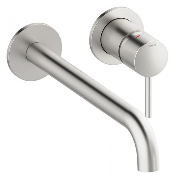 Outlet - Damixa Osier armatur til indbygning i væg 250mm - Steel Outlet - Damixa Osier armatur til indbygning i væg 250mm - Steel