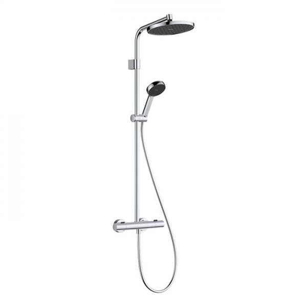 hansgrohe Activera S 240 Showerpipe 1jet m/Ecosmart og Ecostat Fine Varia - Krom