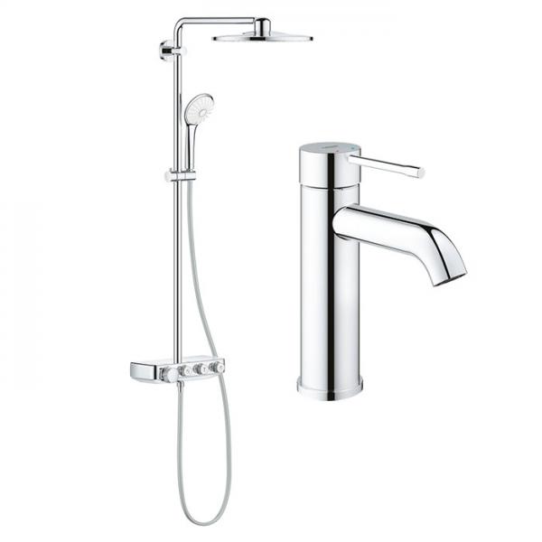 Grohe Essence & Euphoria SmartControl komplet pakke til bad - Krom Grohe Essence & Euphoria SmartControl komplet pakke til bad - Krom
