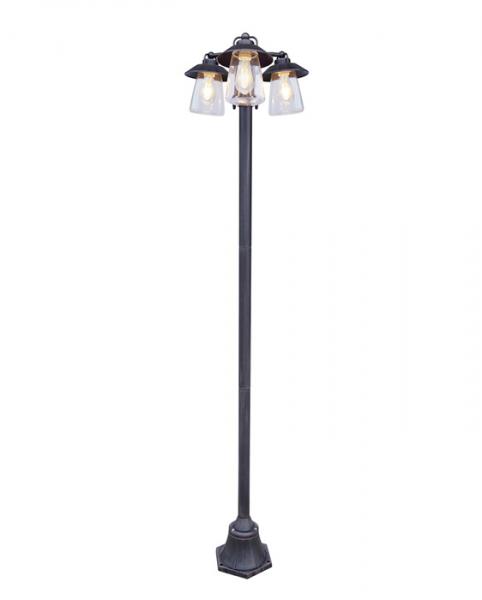 Lutec Tradition Cate udendørs standerlampe m/3 pærer - Mat rust Lutec Tradition Cate udendørs standerlampe m/3 pærer - Mat rust