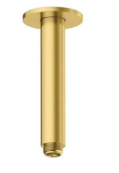 Damixa loftmonteret brusearm (150mm) - B&oslash;rstet messing