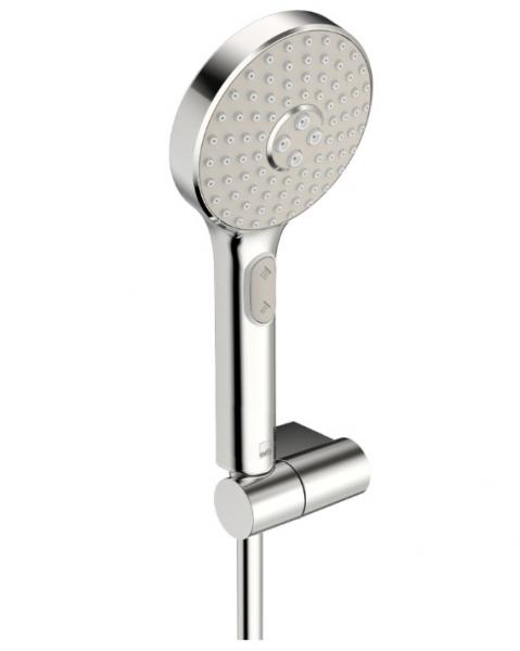 Oras Hydractiva 427 håndbrusersæt - Forkromet/grå Oras Hydractiva 427 håndbrusersæt - Forkromet/grå