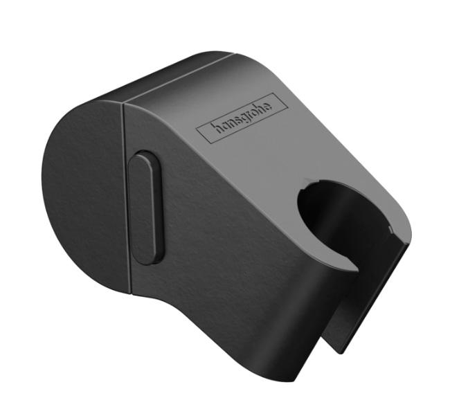 Hansgrohe WallStoris push h&aring;ndbruserholder - Mat sort