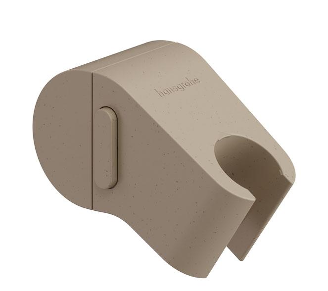 Hansgrohe WallStoris push håndbruserholder - Planet edition (sand) Hansgrohe WallStoris push håndbruserholder - Planet edition (sand)