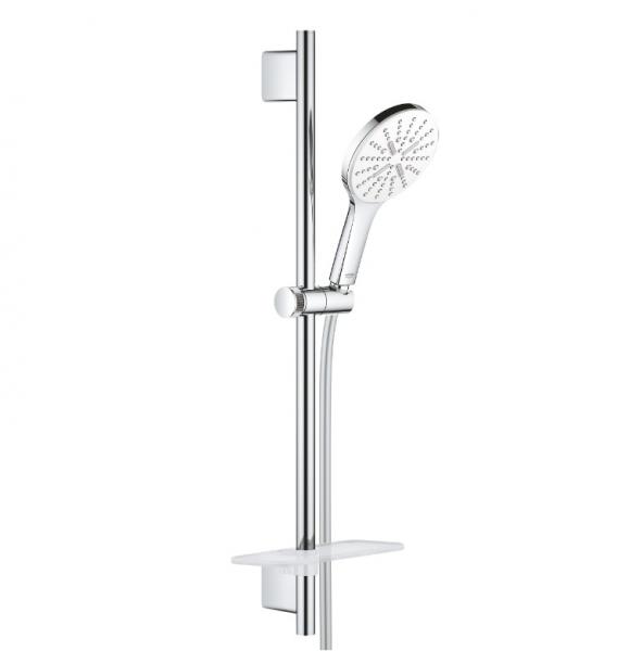 Grohe Rainshower SmartActive 130 bruses&aelig;t 3 sprays - Moon white
