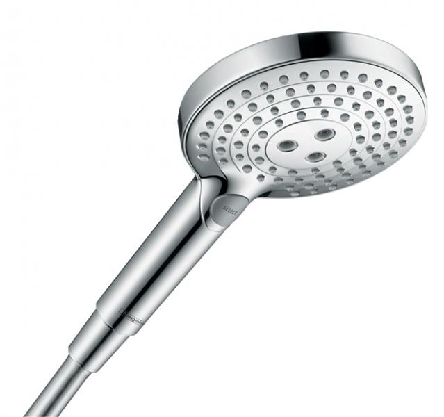 hansgrohe Raindance Select S 120 h&aring;ndbruser 3jet PowderRain m/EcoSmart+ - Krom