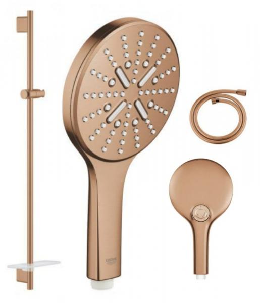 Grohe Rainshower SmartActive bruses&aelig;t - B&oslash;rstet warm sunset