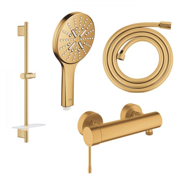 Grohe Rainshower SmartActive komplet brusesystem - 600 mm - Børstet cool sunrise Grohe Rainshower SmartActive komplet brusesystem - 600 mm - Børstet cool sunrise