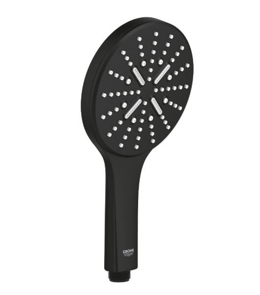 Grohe Rainshower SmartActive h&aring;ndbruser - 3 spray - Mat sort