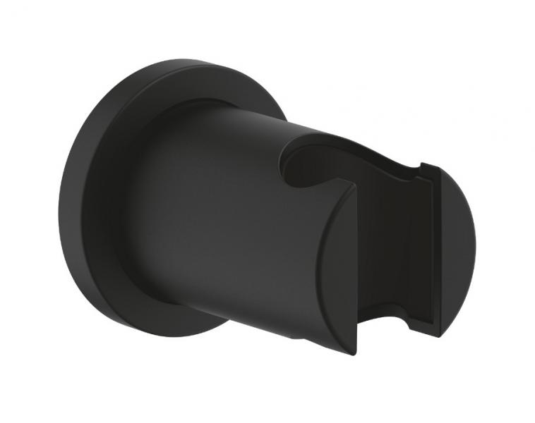 Grohe Rainshower bruseholder m/rosette - Mat sort Grohe Rainshower bruseholder m/rosette - Mat sort