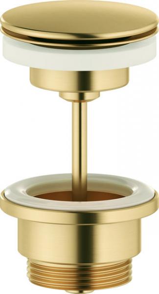 Damixa bundventil, altid &aring;ben - B&oslash;rstet messing