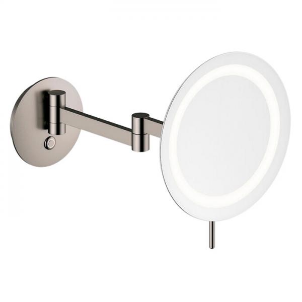 Damixa Zen make-up spejl m/lys og 5x forstørrelse - Børstet grafitgrå Damixa Zen make-up spejl m/lys og 5x forstørrelse - Børstet grafitgrå