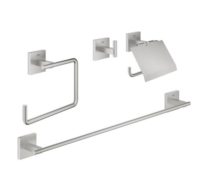 Grohe Start Cube tilbehørssæt 4 i 1 - Supersteel Grohe Start Cube tilbehørssæt 4 i 1 - Supersteel
