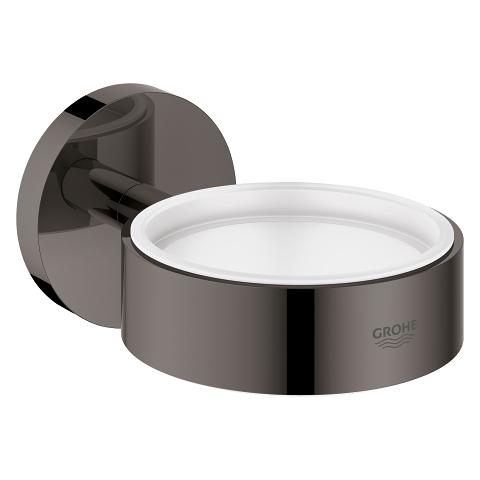 Grohe Essentials holder til glas, s&aelig;besk&aring;l eller dispenser - Poleret hard graphite