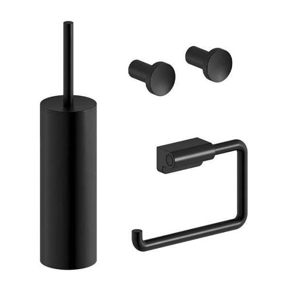Damixa Zen tilbehørspakke til badeværelset - Mat sort Damixa Zen tilbehørspakke til badeværelset - Mat sort