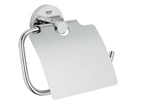 Grohe Essentials toiletrulleholder med låg - Krom Grohe Essentials toiletrulleholder med låg - Krom
