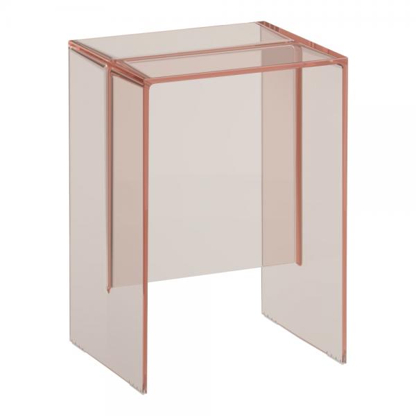 Kartell by Laufen Max Beam skammel - Rosa plast Kartell by Laufen Max Beam skammel - Rosa plast