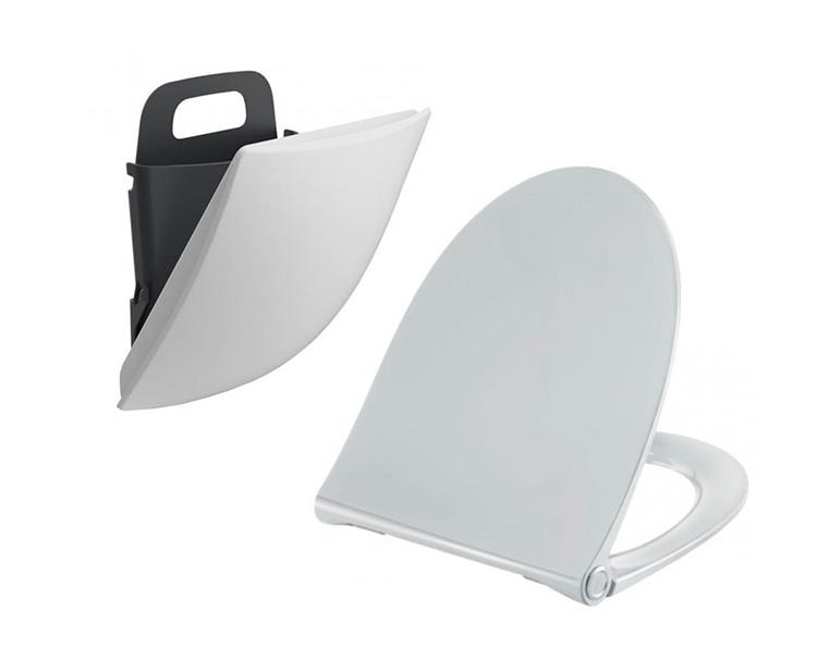 Pressalit vægspand og Sway Norden toiletsæde m/Soft Close og Lift-Off Pressalit vægspand og Sway Norden toiletsæde m/Soft Close og Lift-Off