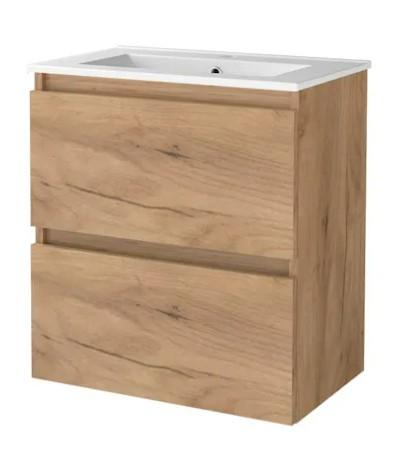 Sanibell Basicline mini møbelsæt 60 m/integrerede greb - Whiskey eg Sanibell Basicline mini møbelsæt 60 m/integrerede greb - Whiskey eg