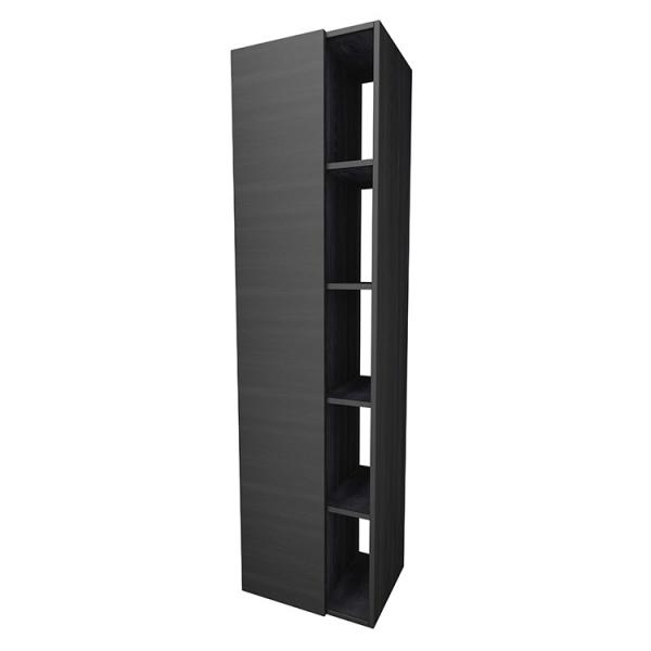 Sanibell Proline udvidet højskab m/åbne hylder - Sort eg Sanibell Proline udvidet højskab m/åbne hylder - Sort eg