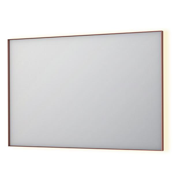 Sanibell Ink SP32 firkantet spejl m/backlight, varme og sensor 120 x 80 cm - Børstet kobber Sanibell Ink SP32 firkantet spejl m/backlight, varme og sensor 120 x 80 cm - Børstet kobber