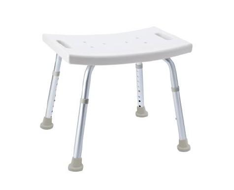 Ridder Assistent badestol - H&oslash;jdejusterbar - Hvid