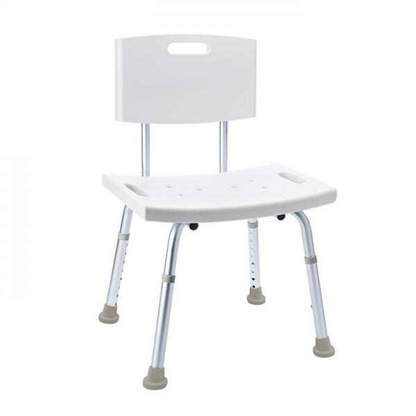 Ridder Assistent badestol m/ryg - Hvid