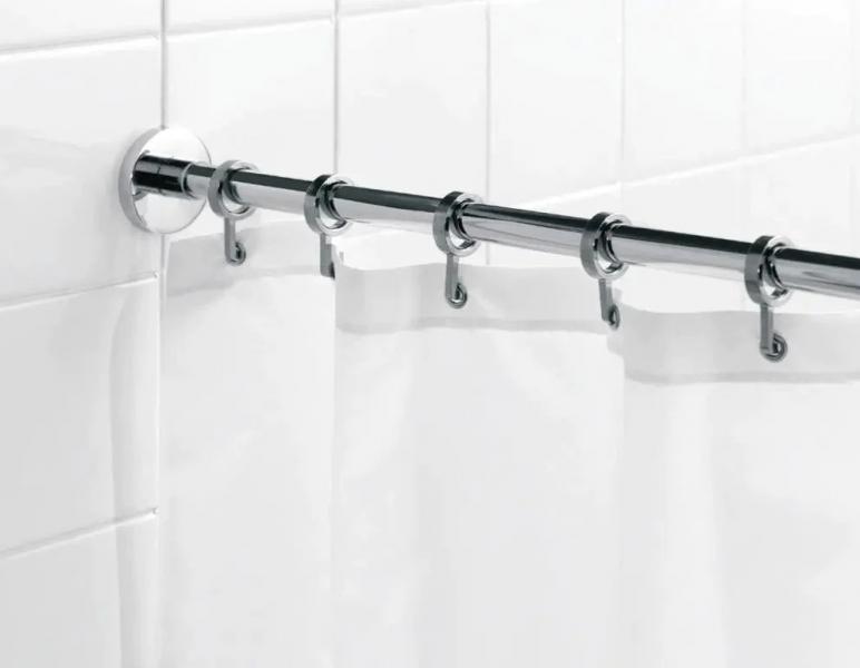 Hefe Elegant rund forh&aelig;ngsstang til badeforh&aelig;ng