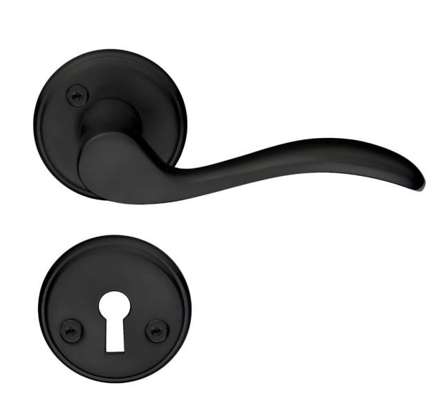 Beslagsboden vintage indend&oslash;rs d&oslash;rgreb inkl n&oslash;gleskilt - Mat sort