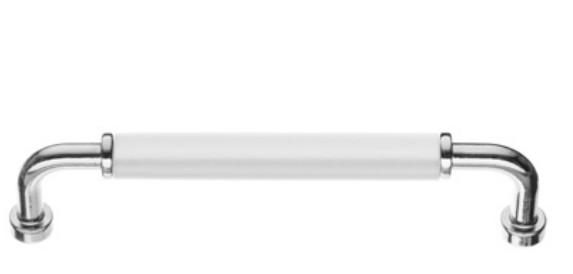 Beslagsboden m&oslash;belgreb BK6351X - Krom/hvid