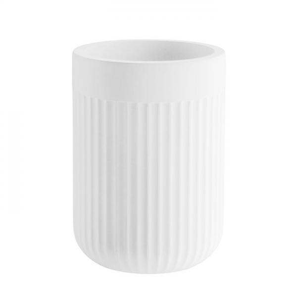 Beslagsboden Wave tandkrus - Mat hvid Beslagsboden Wave tandkrus - Mat hvid