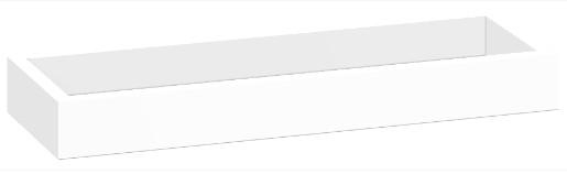 Dansani træhylde til væg - 40 cm - Hvid mat Dansani træhylde til væg - 40 cm - Hvid mat
