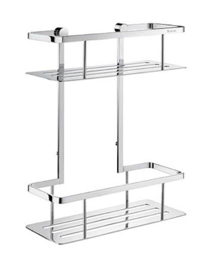 Smedbo Sideline dobbelt brusehylde - Krom Smedbo Sideline dobbelt brusehylde - Krom