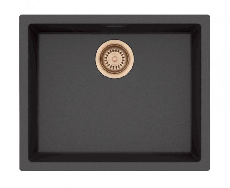 Rest - Lavabo Amsterdam 50 kompositkøkkenvask - Antracit/kobber Rest - Lavabo Amsterdam 50 kompositkøkkenvask - Antracit/kobber