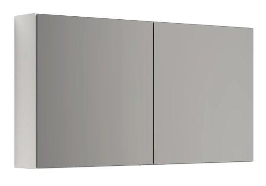 Dansani Mido+ Select 120 spejlskab - Hvid blank Dansani Mido+ Select 120 spejlskab - Hvid blank