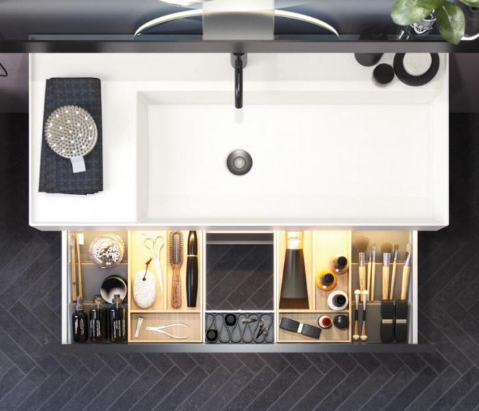 Dansani Skuffeindretningspakke topskuffe 100/120D*44 Dansani Skuffeindretningspakke topskuffe 100/120D*44