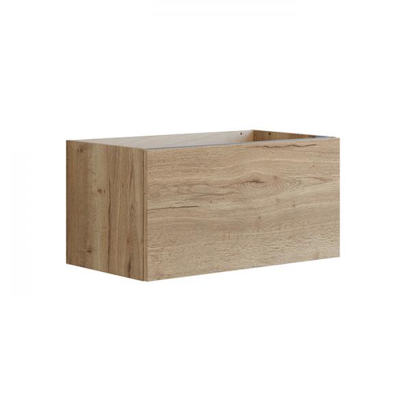 Dansani Luna sideskab 80x40 m/skuffe - Natur eg