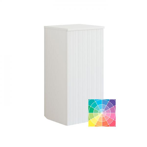 Dansani Luna Urban sideskab B m/låge og vasketøjspose - Venstrehængslet - Riflet/valgfri farve Dansani Luna Urban sideskab B m/låge og vasketøjspose - Venstrehængslet - Riflet/valgfri farve